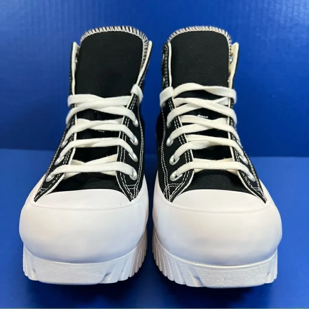 Converse Chuck Taylor All‎ Star Lugged Hi-Top 2.0 Shoes in Black/White Canvas